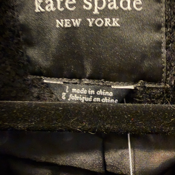 Kate Spade Wool Cropped Peacoat, NWT, L - Picture 4 of 6